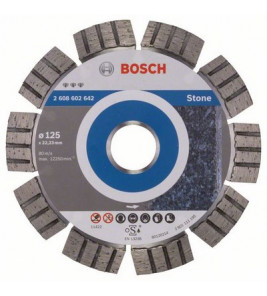 BOSCH DIAMANTSCHIJF BEST FOR STONE 125MM OP=OP