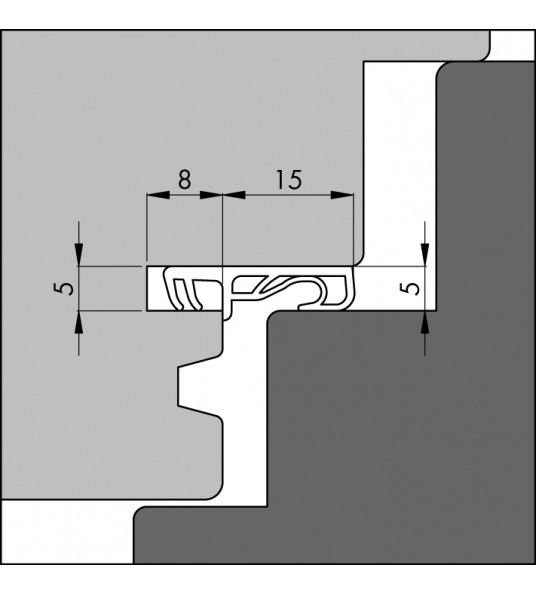 TOCHTPROFIEL KADERPROFIEL 8250 ACB